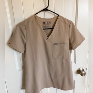 Figs khaki scrub set